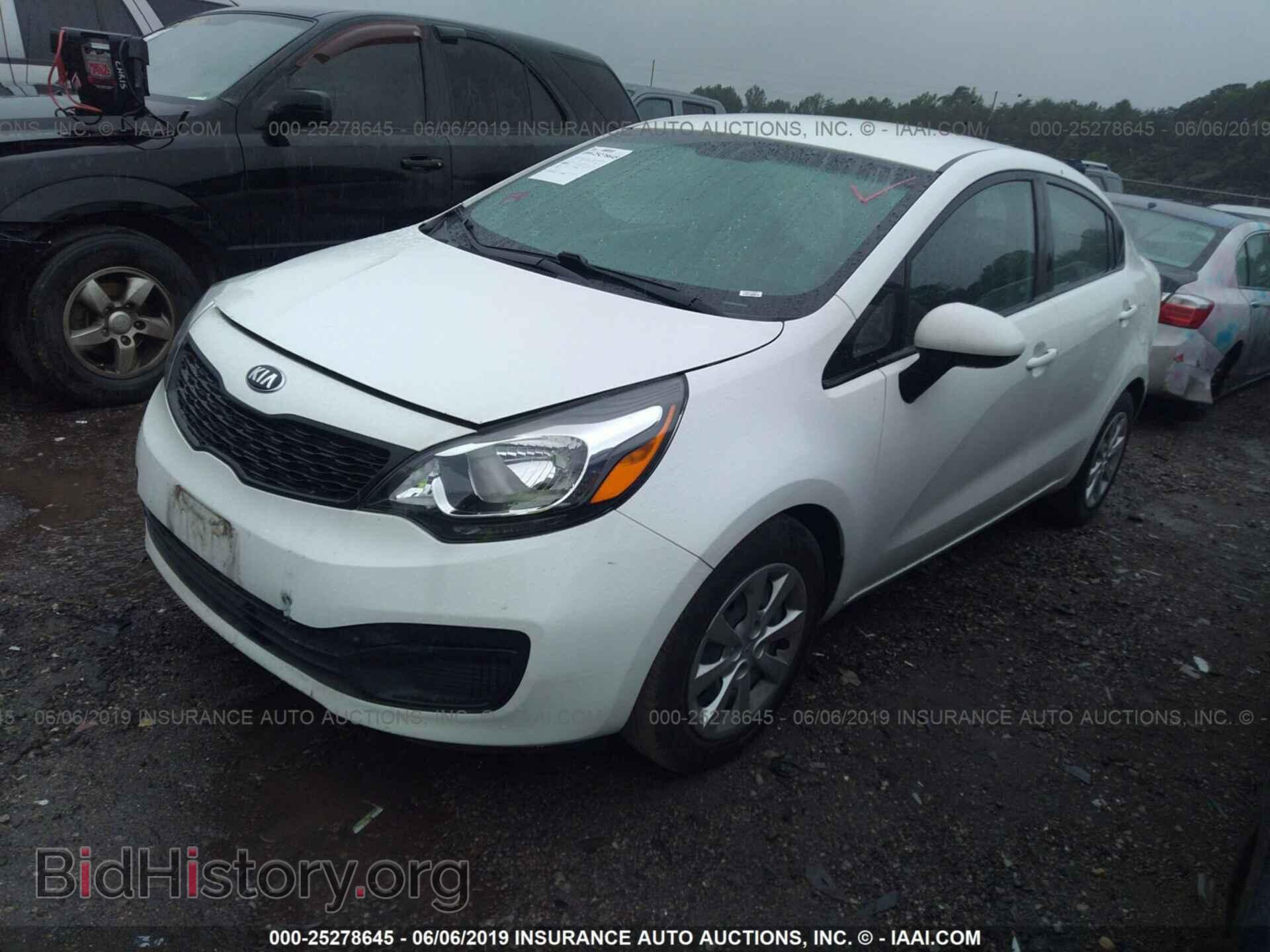 2014 KIA RIO - VIN: KNADM4A38E6414229 - Фото 2