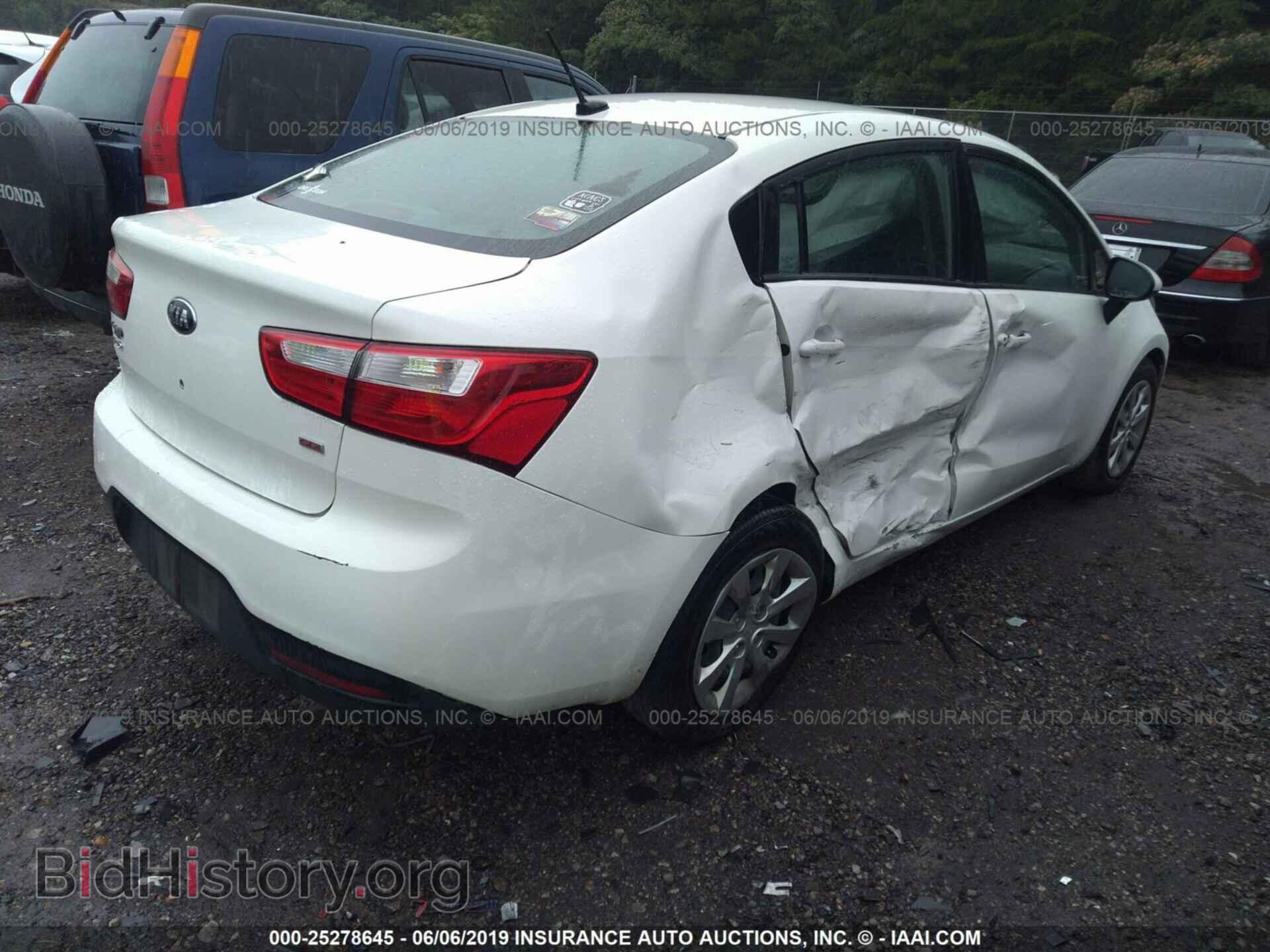 2014 KIA RIO - VIN: KNADM4A38E6414229 - Фото 4