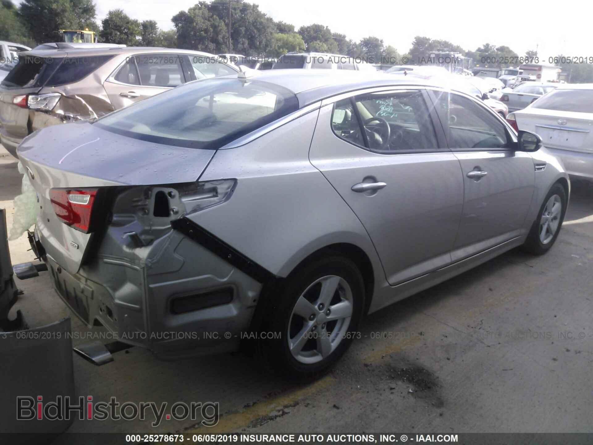 2015 KIA OPTIMA - VIN: KNAGM4A77F5587117 - Фото 4