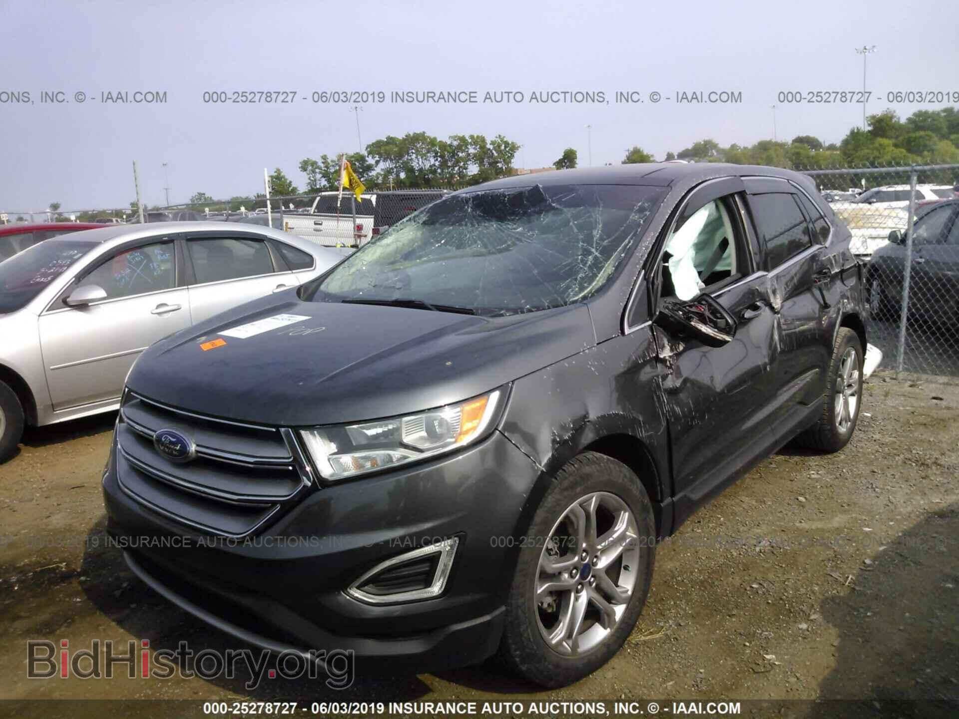 2016 FORD EDGE - VIN: 2FMPK3K90GBB70725 - Фото 2