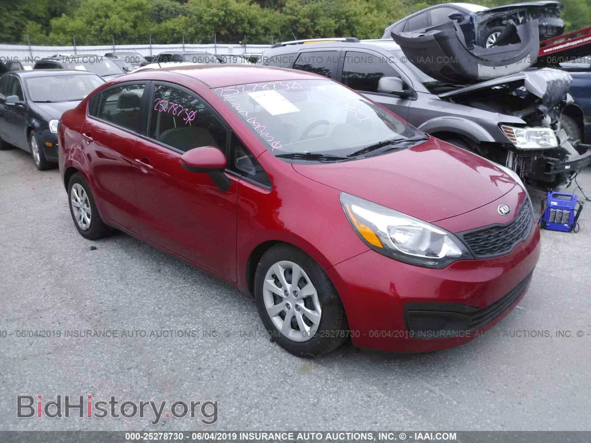 Фотография KNADM4A36F6480554 - KIA RIO 2015