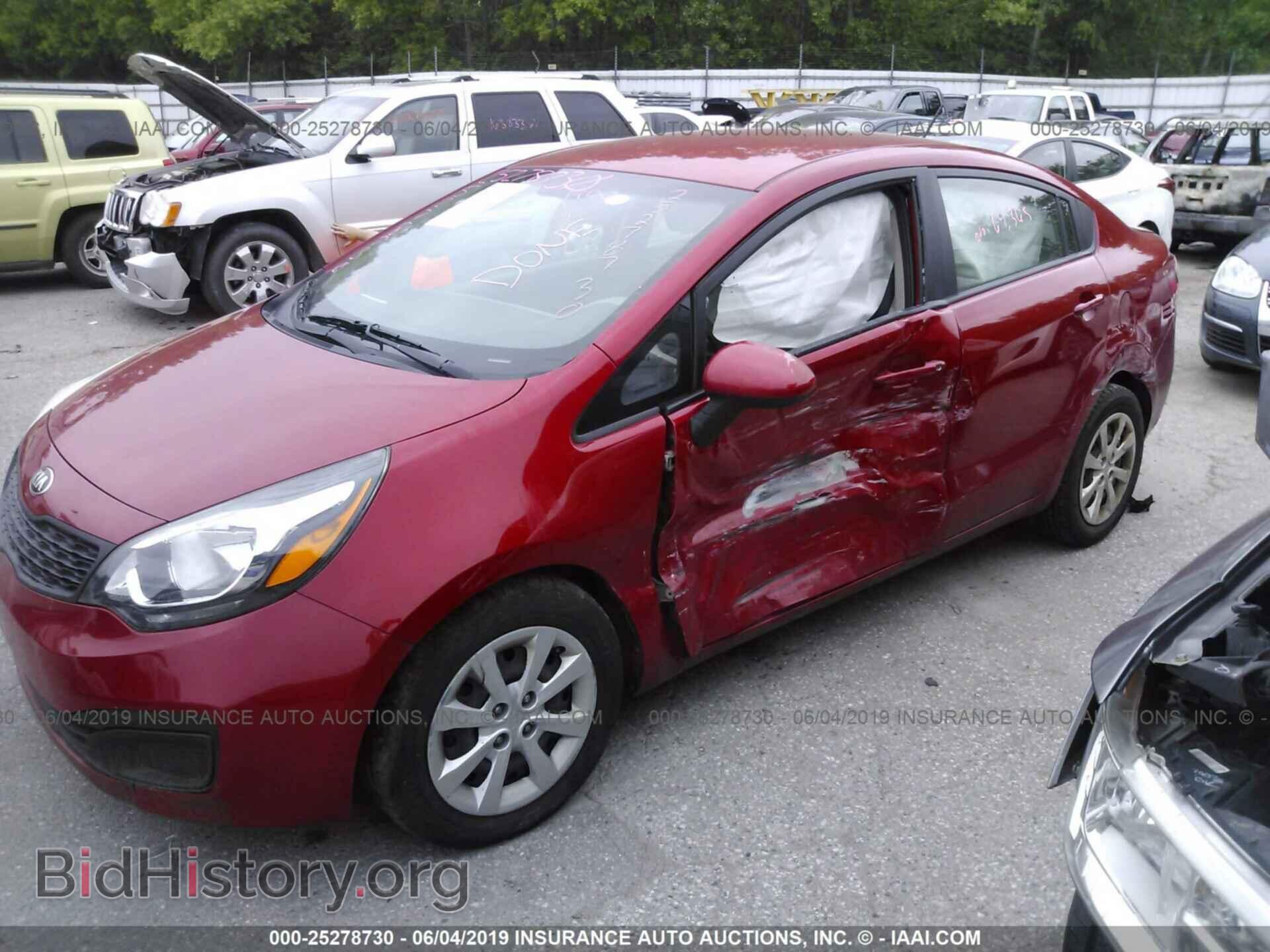 2015 KIA RIO - VIN: KNADM4A36F6480554 - Фото 2