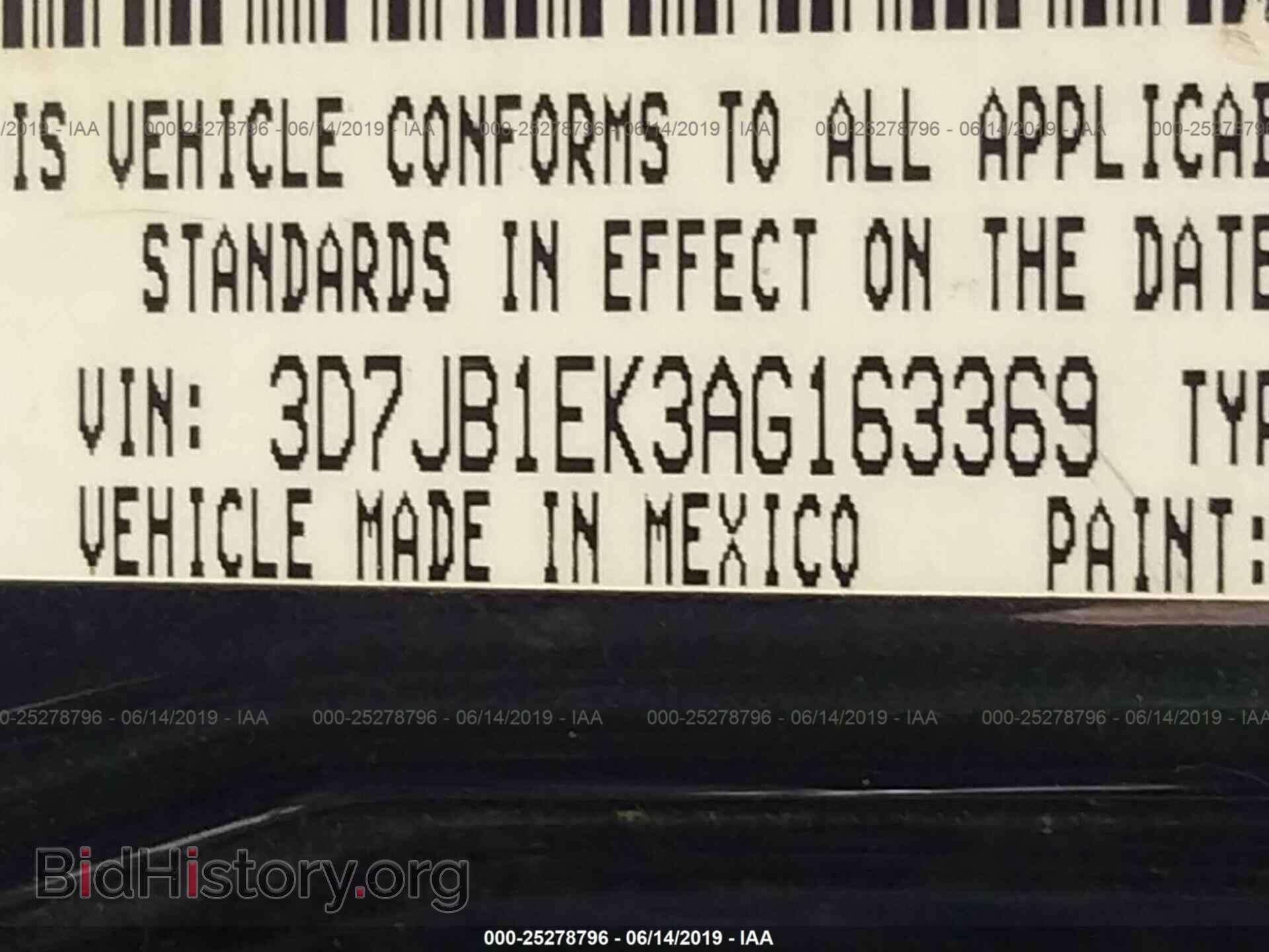 2010 DODGE RAM 1500 - VIN: 3D7JB1EK3AG163369 - Фото 9