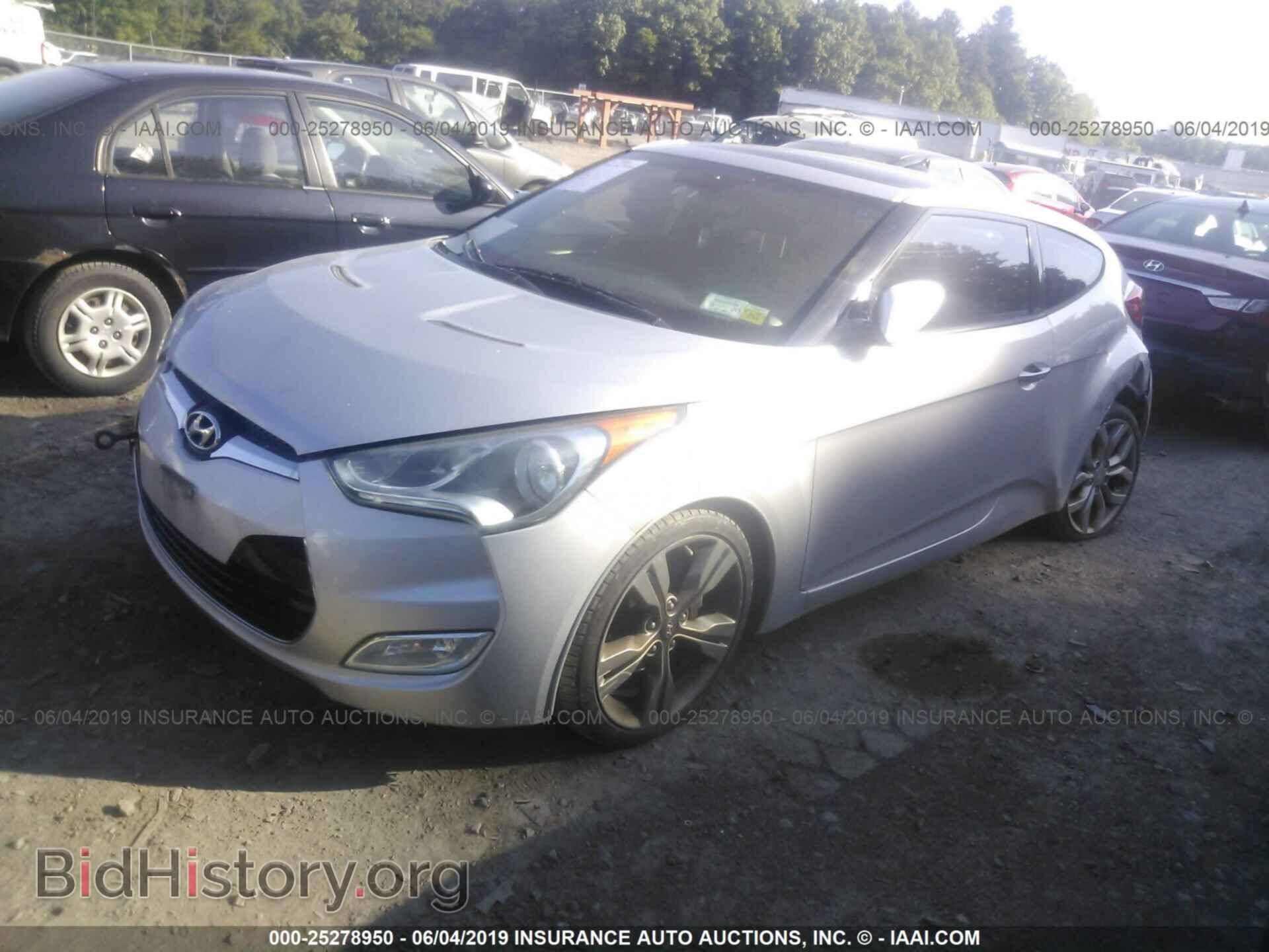 2012 HYUNDAI VELOSTER - VIN: KMHTC6AD0CU058711 - Фото 2