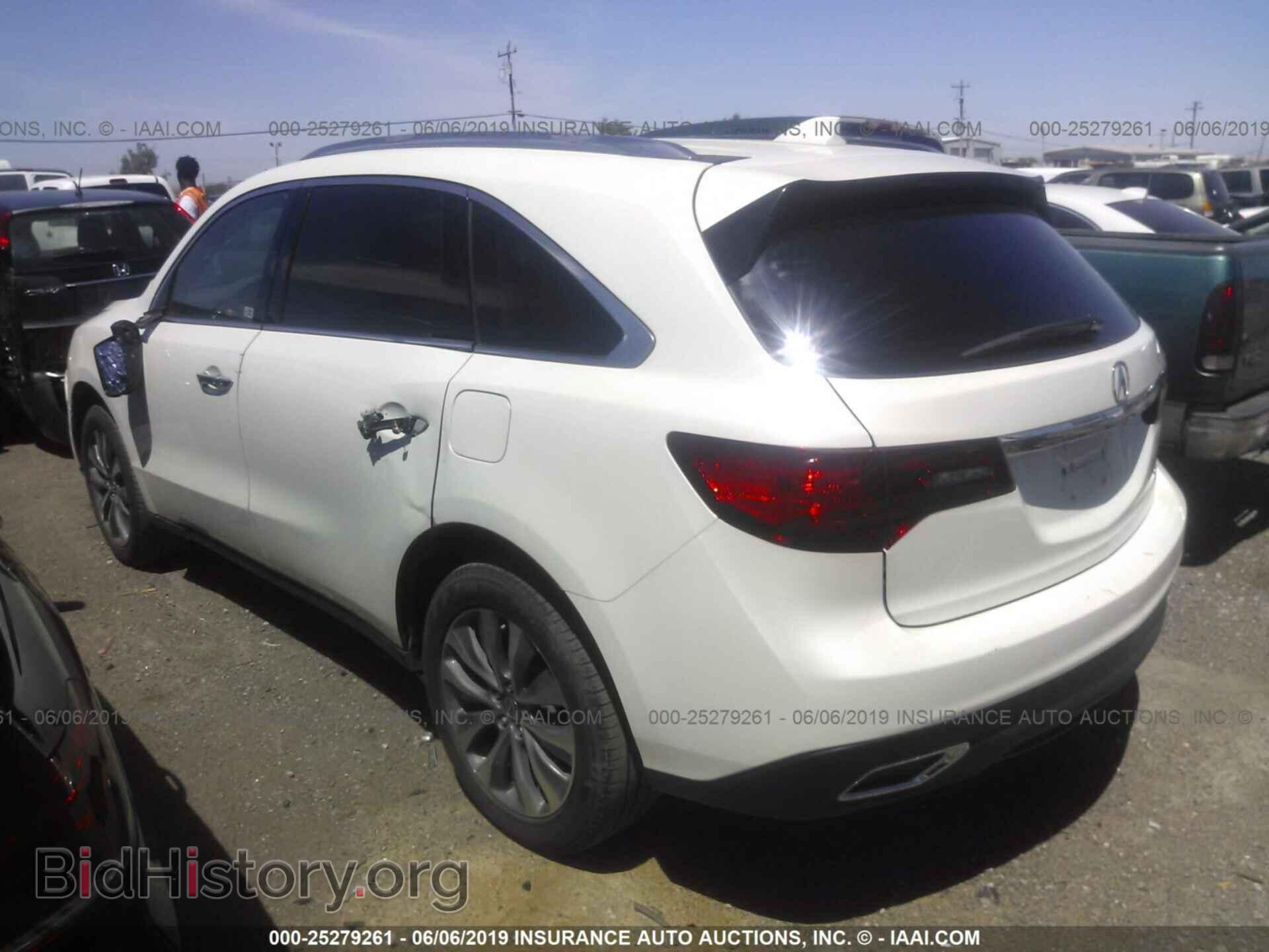 2015 ACURA MDX - VIN: 5FRYD4H41FB011118 - Фото 3