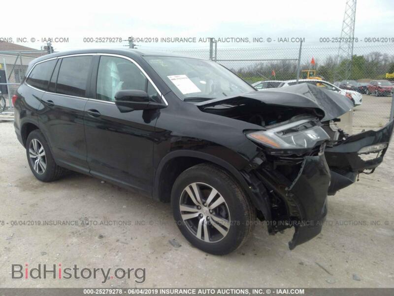 2018 Honda PILOT EXL (VIN 5FNYF6H59JB051133) — photo 1 of 10, IAAI, damage: front end