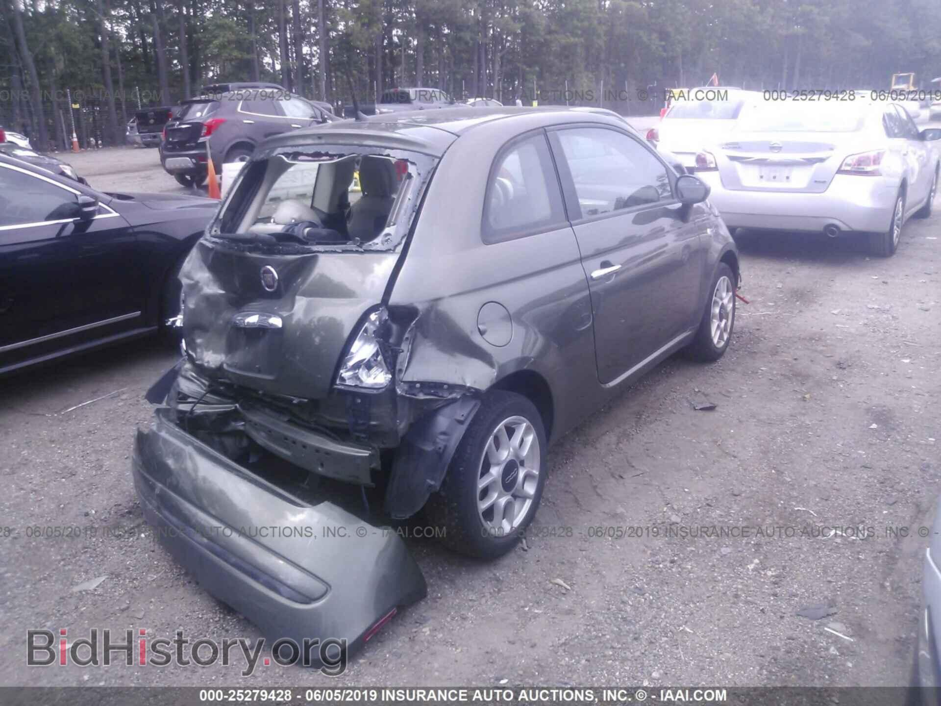 2012 FIAT 500 - VIN: 3C3CFFAR5CT130444 - Photo 4