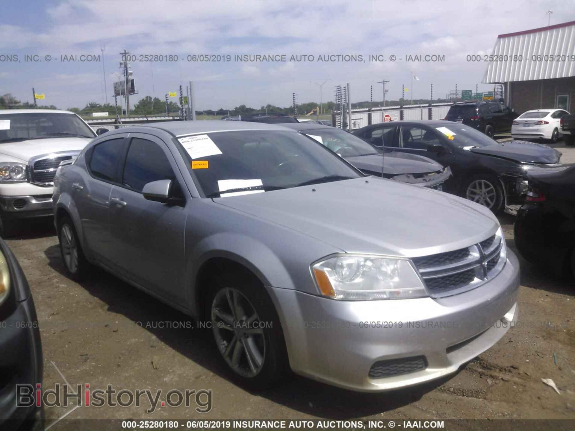 Фотография 1C3CDZCB7CN311228 - DODGE AVENGER 2012