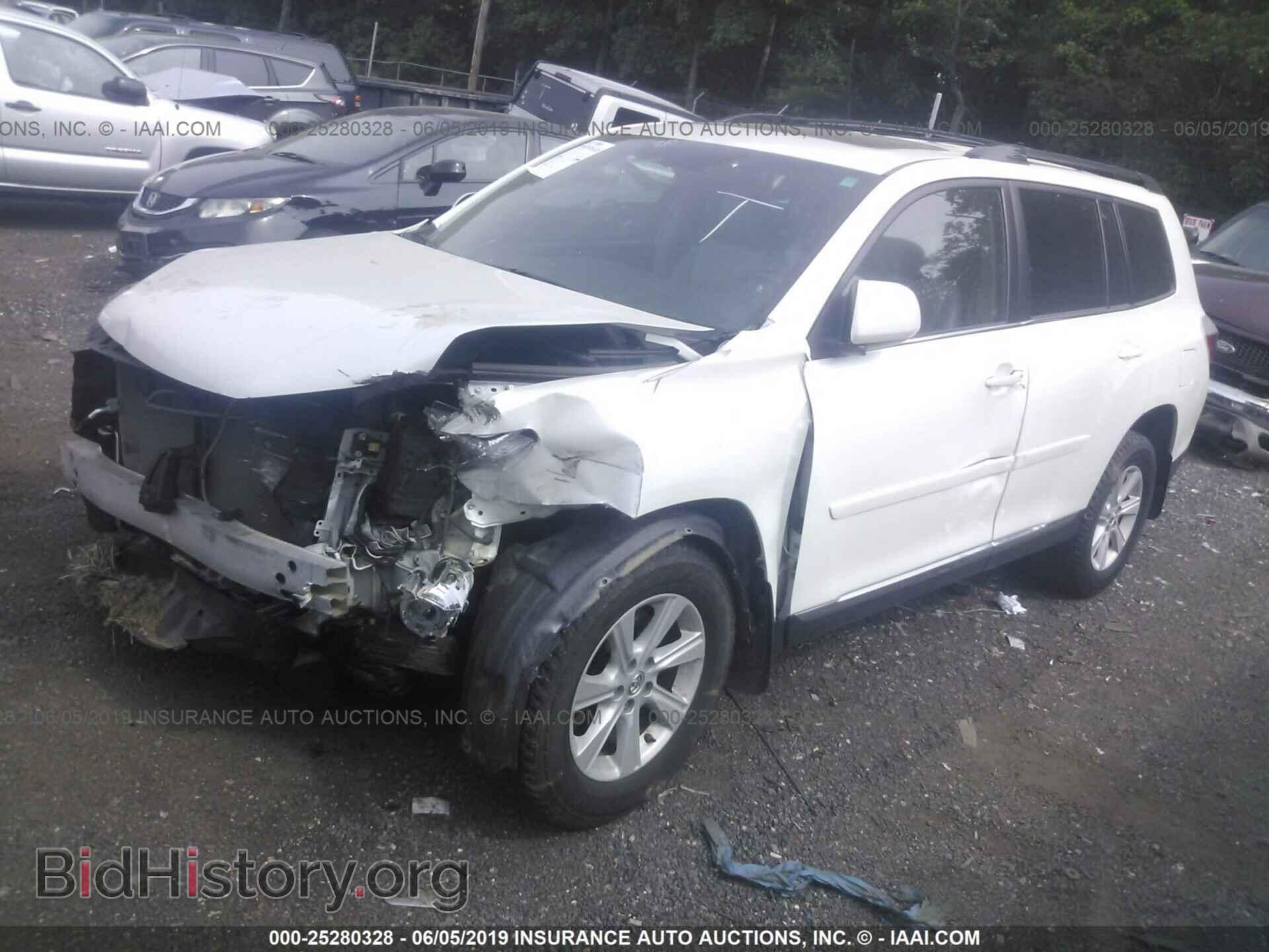 2012 TOYOTA HIGHLANDER - VIN: 5TDBK3EH4CS154943 - Фото 2