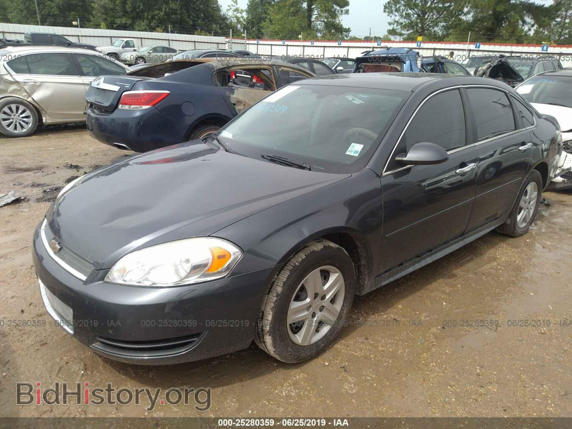 2011 CHEVROLET IMPALA - VIN: 2G1WF5EK0B1250631 - Фото 2