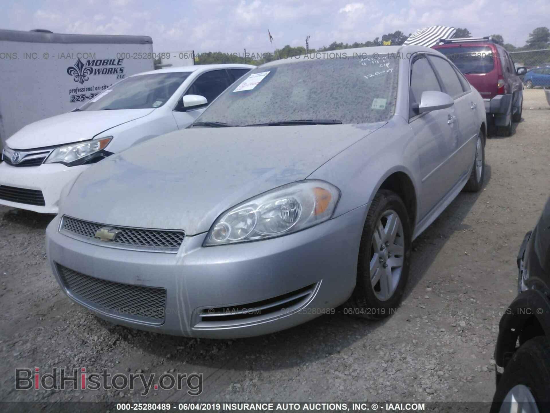 2012 CHEVROLET IMPALA - VIN: 2G1WG5E30C1290327 - Фото 2