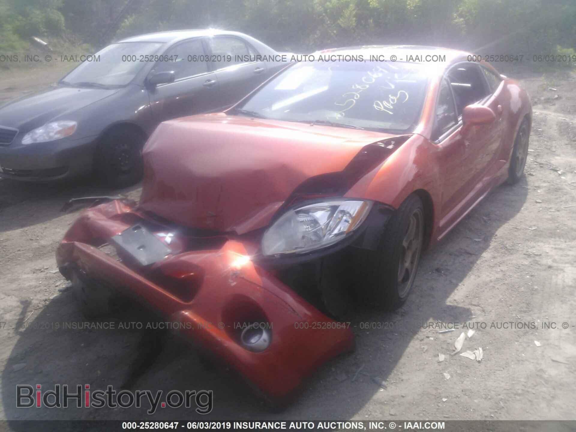 2007 MITSUBISHI ECLIPSE - VIN: 4A3AK34T07E014818 - Photo 2