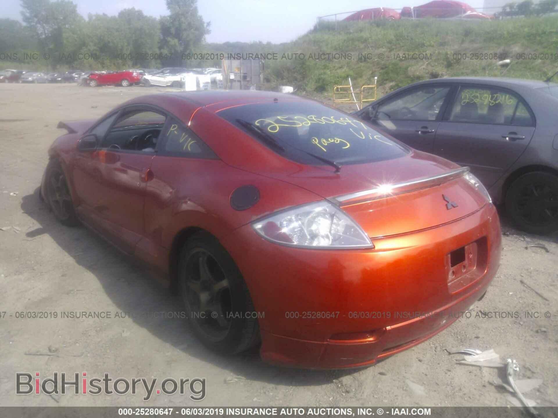 2007 MITSUBISHI ECLIPSE - VIN: 4A3AK34T07E014818 - Photo 3