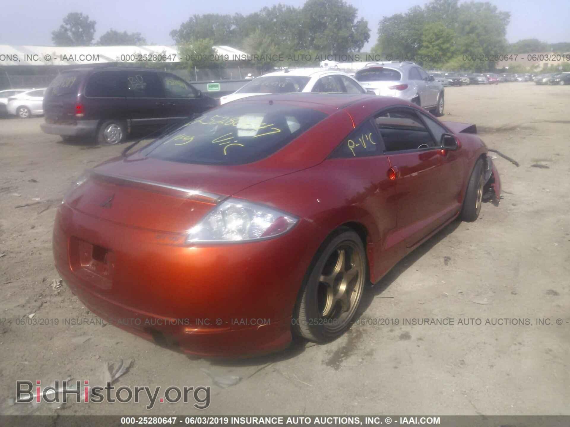 2007 MITSUBISHI ECLIPSE - VIN: 4A3AK34T07E014818 - Photo 4