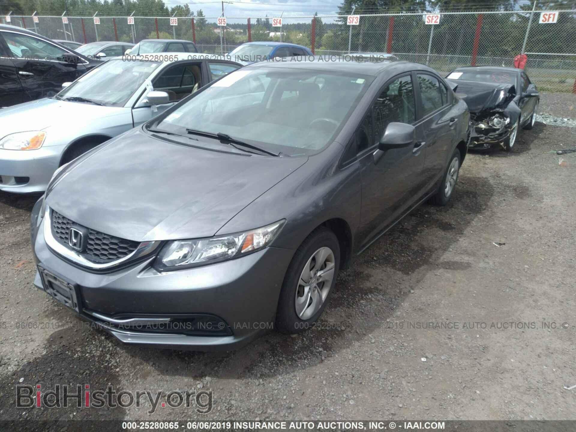 2013 HONDA CIVIC - VIN: 2HGFB2F50DH556329 - Фото 2