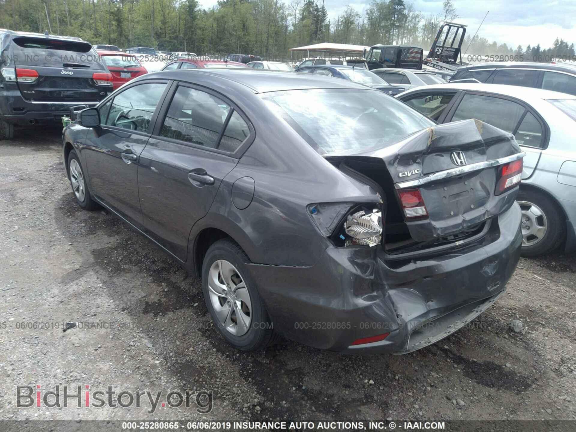 2013 HONDA CIVIC - VIN: 2HGFB2F50DH556329 - Фото 3