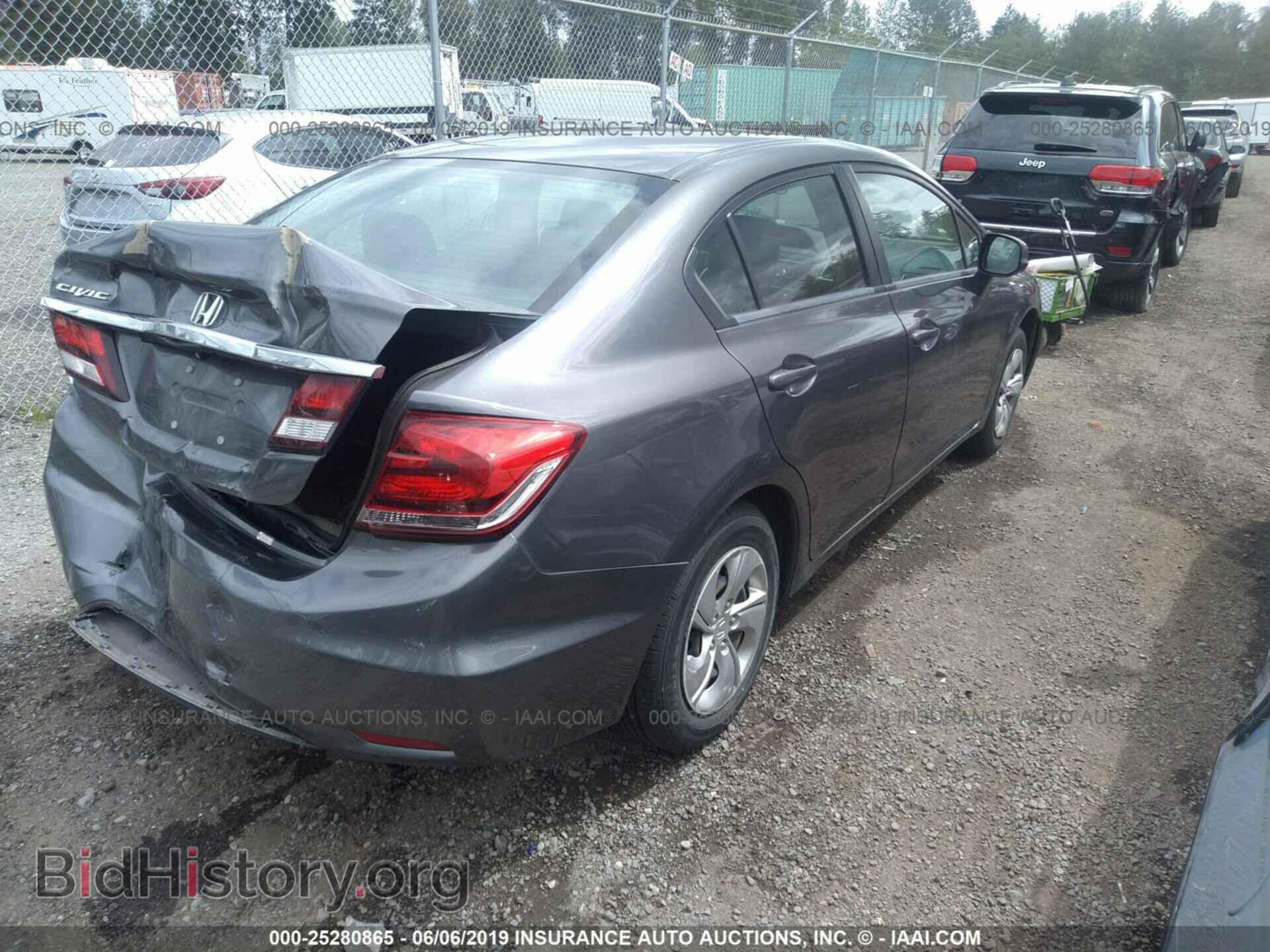 2013 HONDA CIVIC - VIN: 2HGFB2F50DH556329 - Фото 4