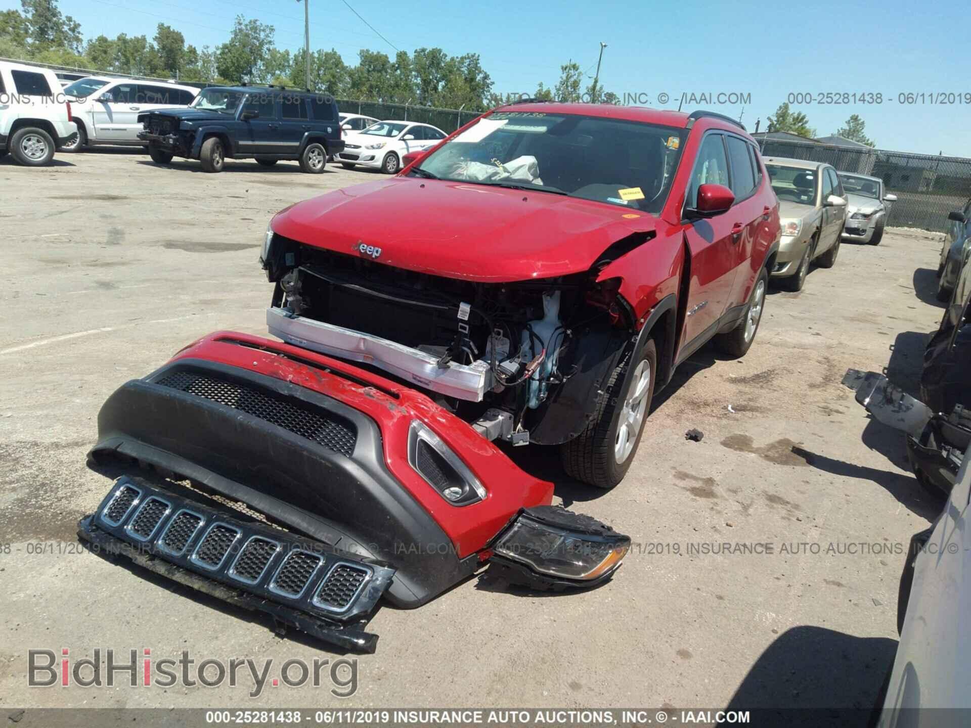 2019 JEEP COMPASS - VIN: 3C4NJDBB1KT641673 - Фото 2