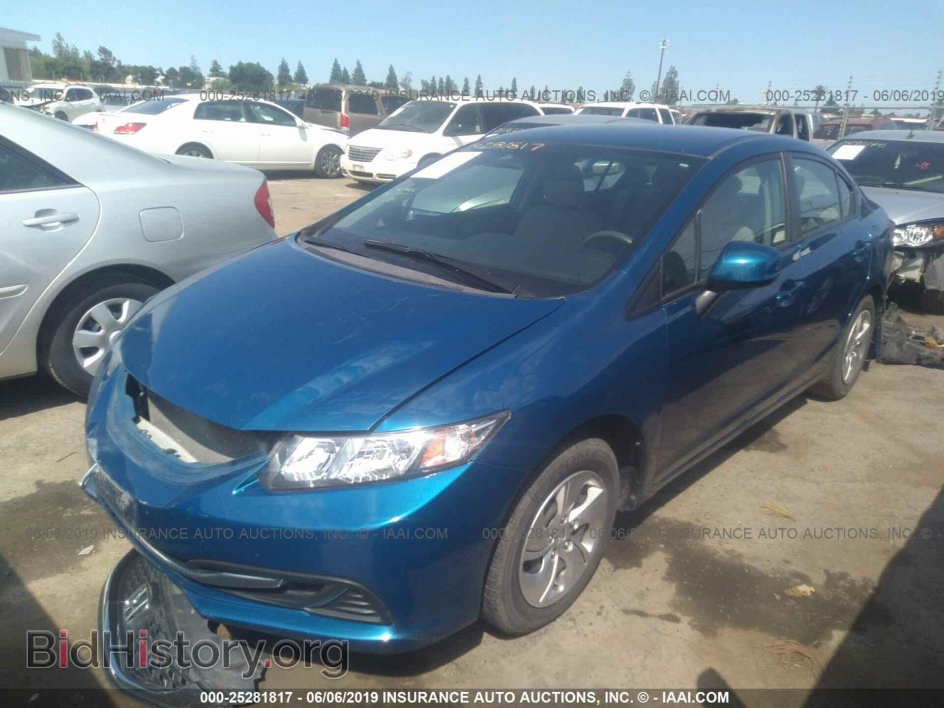 2013 HONDA CIVIC - VIN: 2HGFB2F59DH563263 - Фото 2