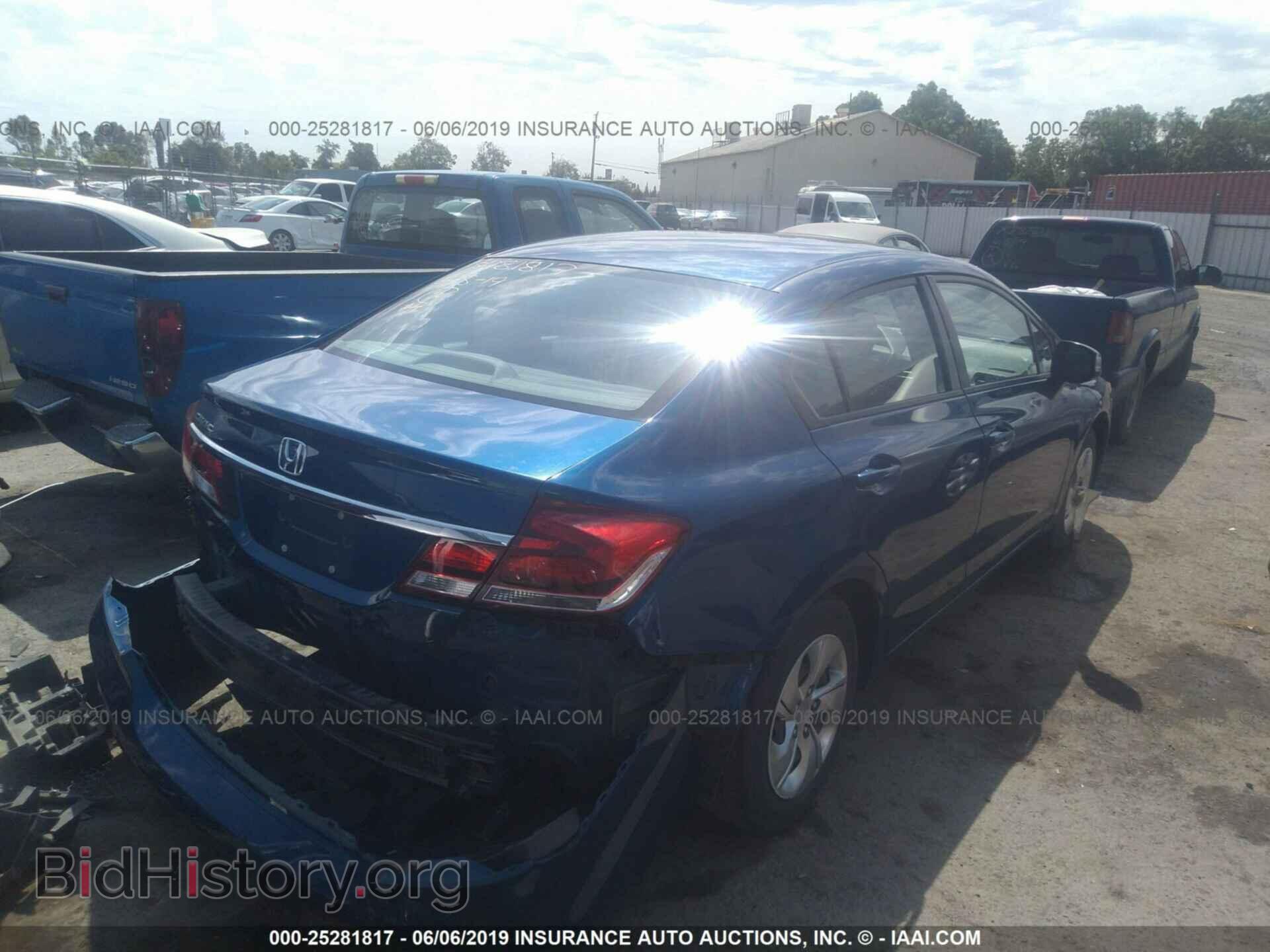 2013 HONDA CIVIC - VIN: 2HGFB2F59DH563263 - Фото 4
