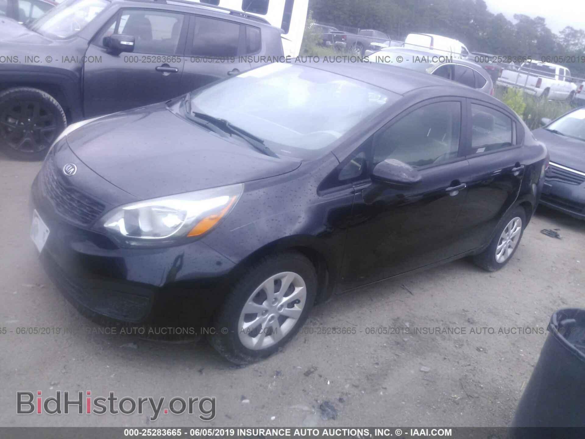 2012 KIA RIO - VIN: KNADM4A33C6071326 - Фото 2
