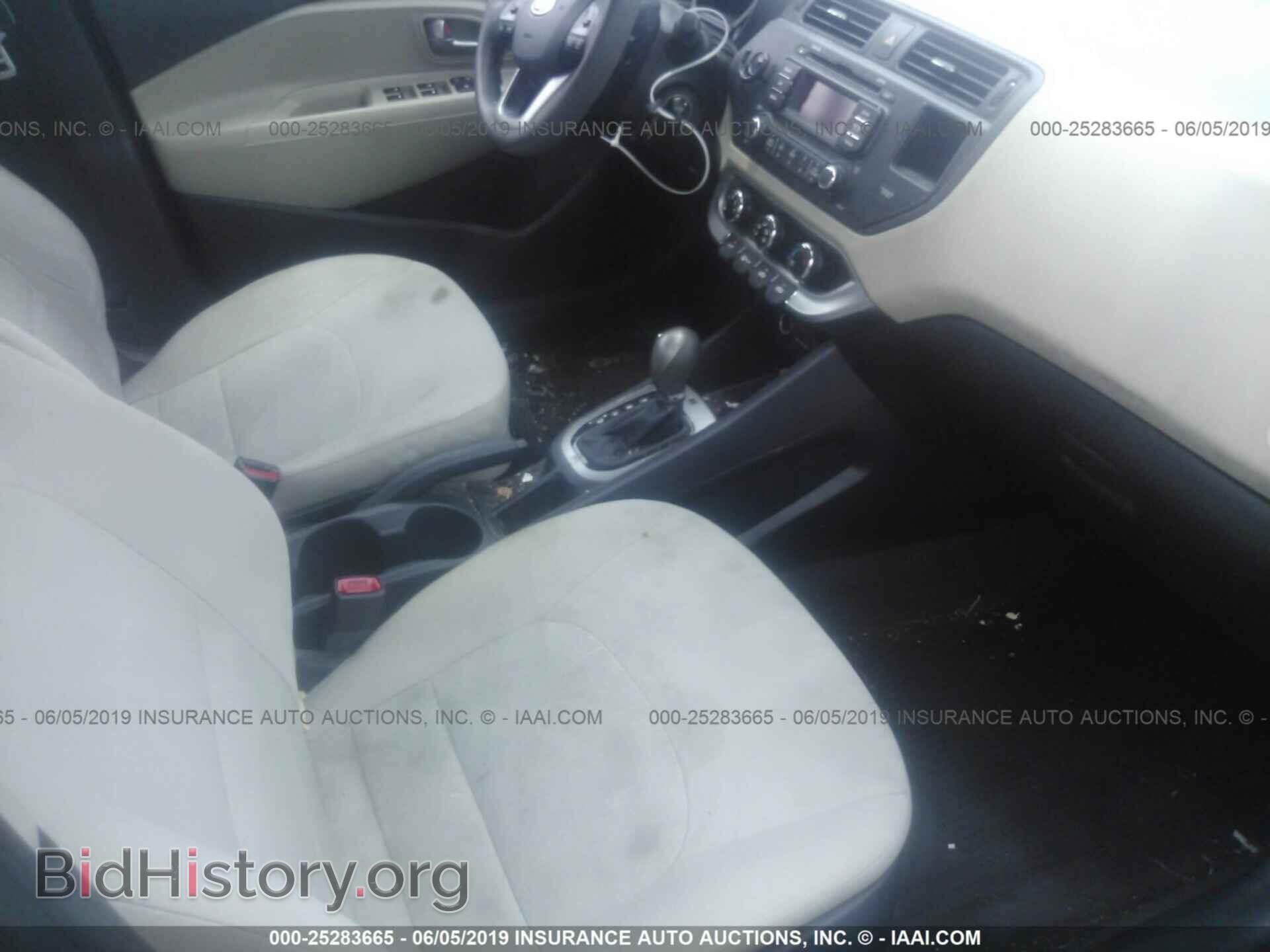 2012 KIA RIO - VIN: KNADM4A33C6071326 - Фото 5