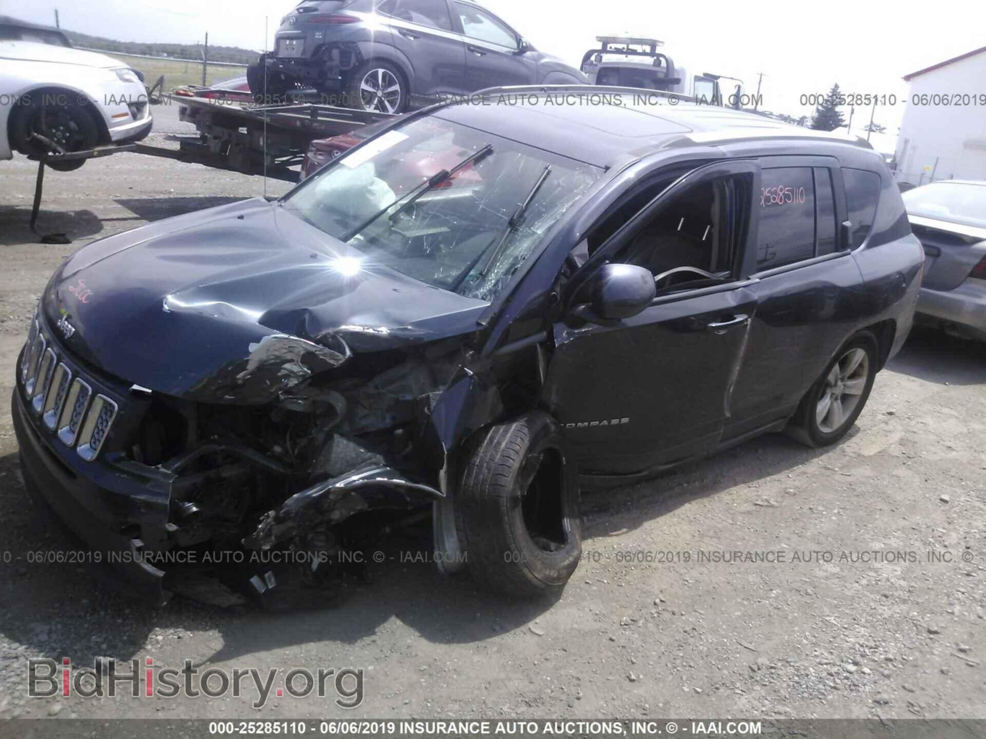 2014 JEEP COMPASS - VIN: 1C4NJDEB0ED863787 - Фото 2