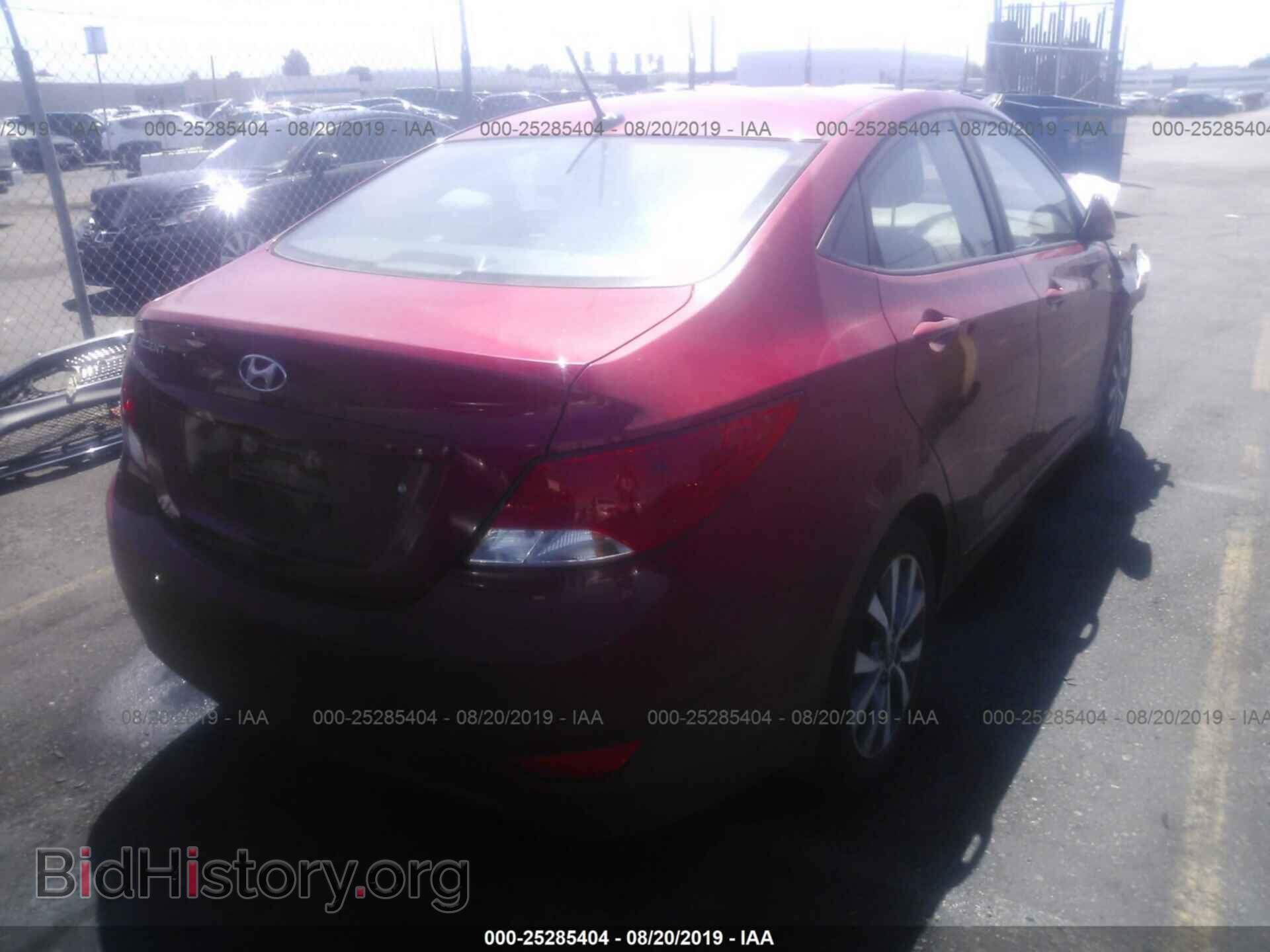 2017 HYUNDAI ACCENT - VIN: KMHCT4AE6HU252700 - Фото 4