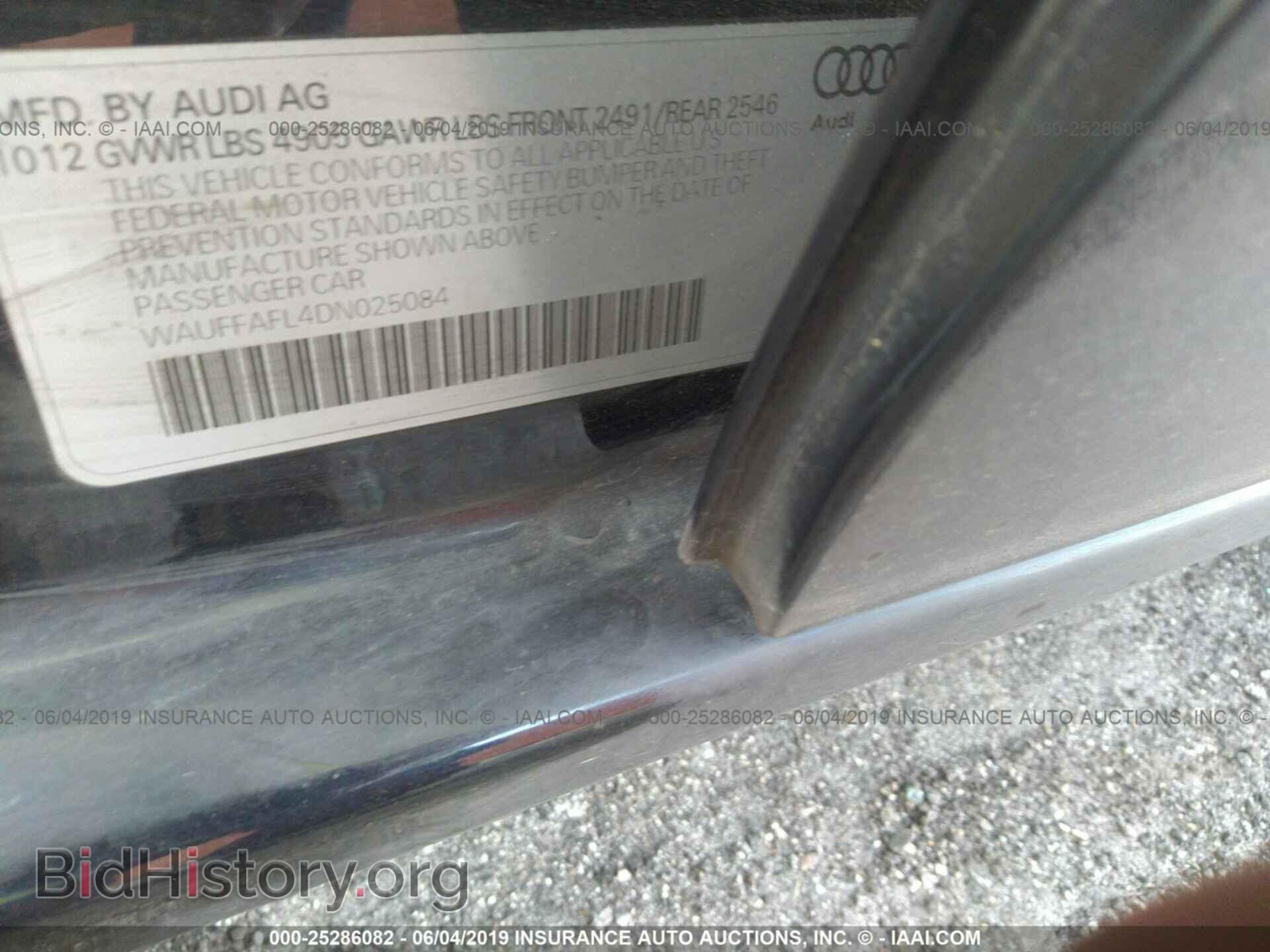 2013 AUDI A4 - VIN: WAUFFAFL4DN025084 - Photo 9