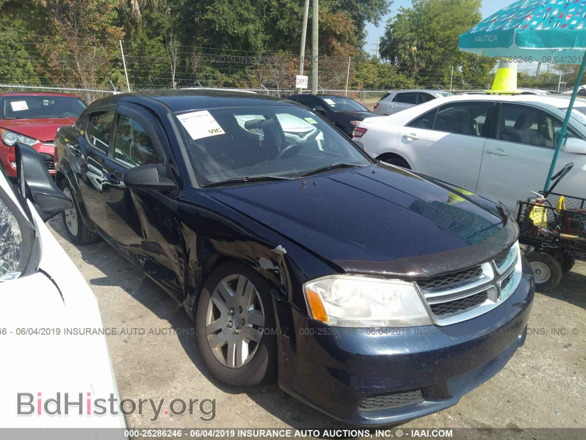 Photo 1C3CDZAB6DN757259 - DODGE AVENGER 2013