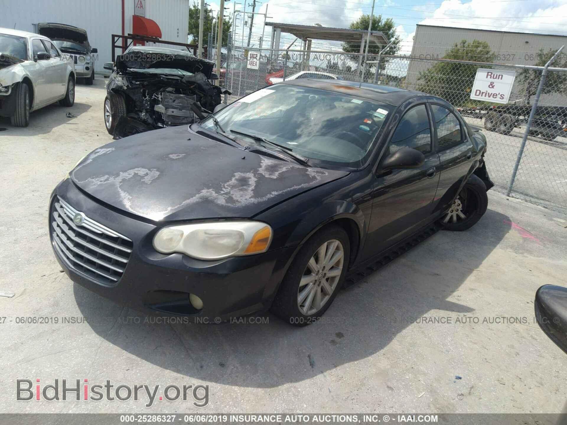 2006 CHRYSLER SEBRING - VIN: 1C3EL36R76N101198 - Фото 2