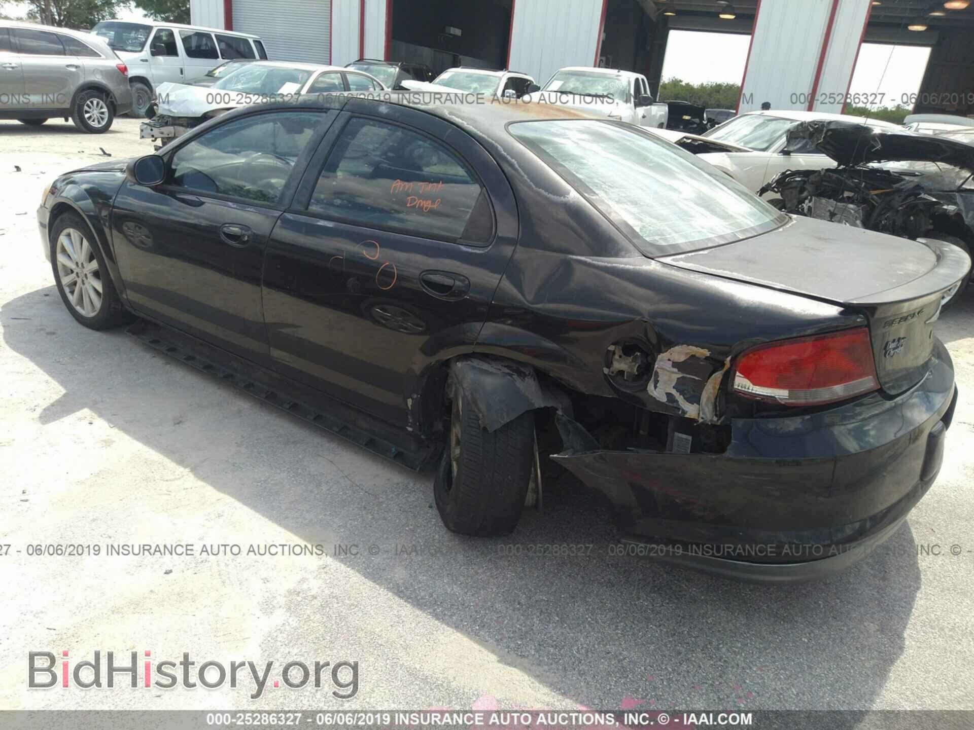 2006 CHRYSLER SEBRING - VIN: 1C3EL36R76N101198 - Фото 3