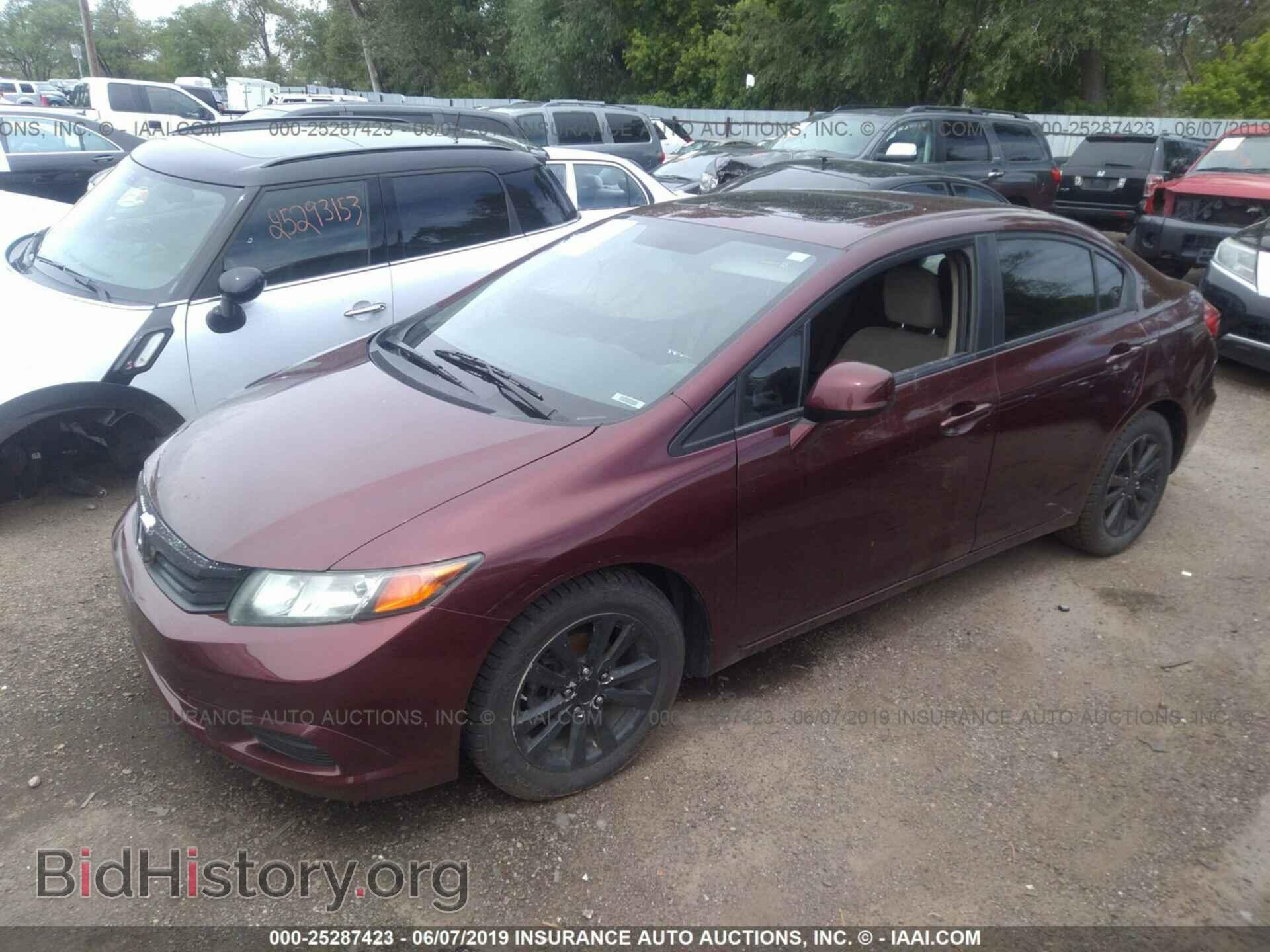 2012 HONDA CIVIC - VIN: 19XFB2F82CE336211 - Фото 2