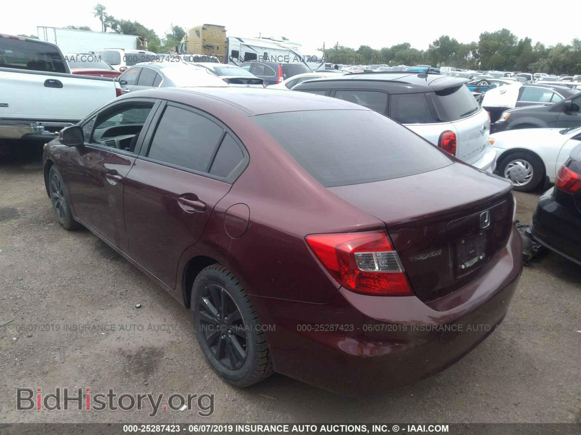 2012 HONDA CIVIC - VIN: 19XFB2F82CE336211 - Фото 3