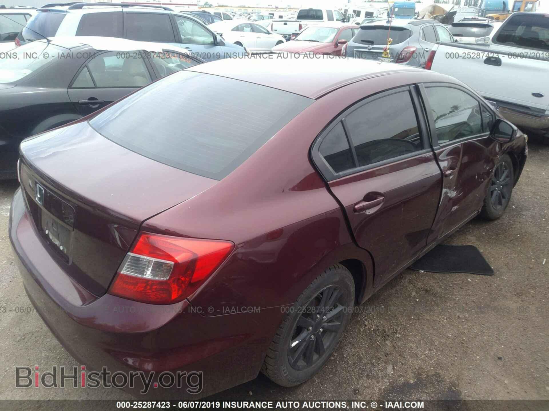 2012 HONDA CIVIC - VIN: 19XFB2F82CE336211 - Фото 4
