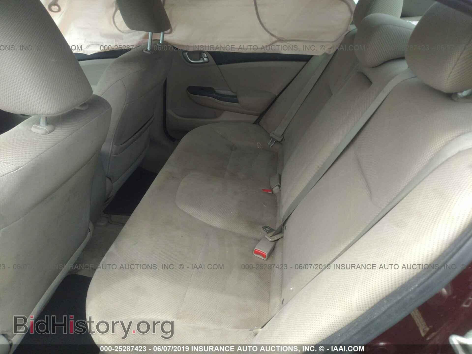 2012 HONDA CIVIC - VIN: 19XFB2F82CE336211 - Фото 8