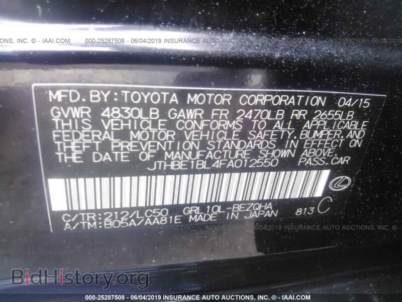 2015 Lexus GS (VIN JTHBE1BL4FA012550) — photo 9 of 10