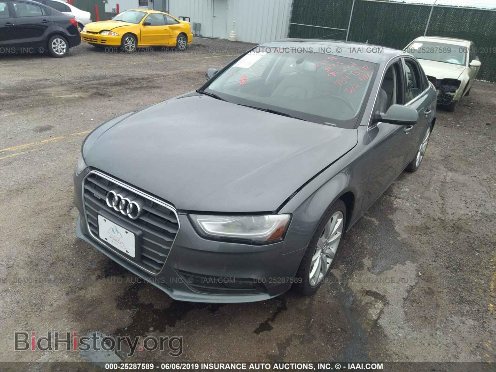 2013 AUDI A4 - VIN: WAUFFAFL3DA183584 - Фото 2