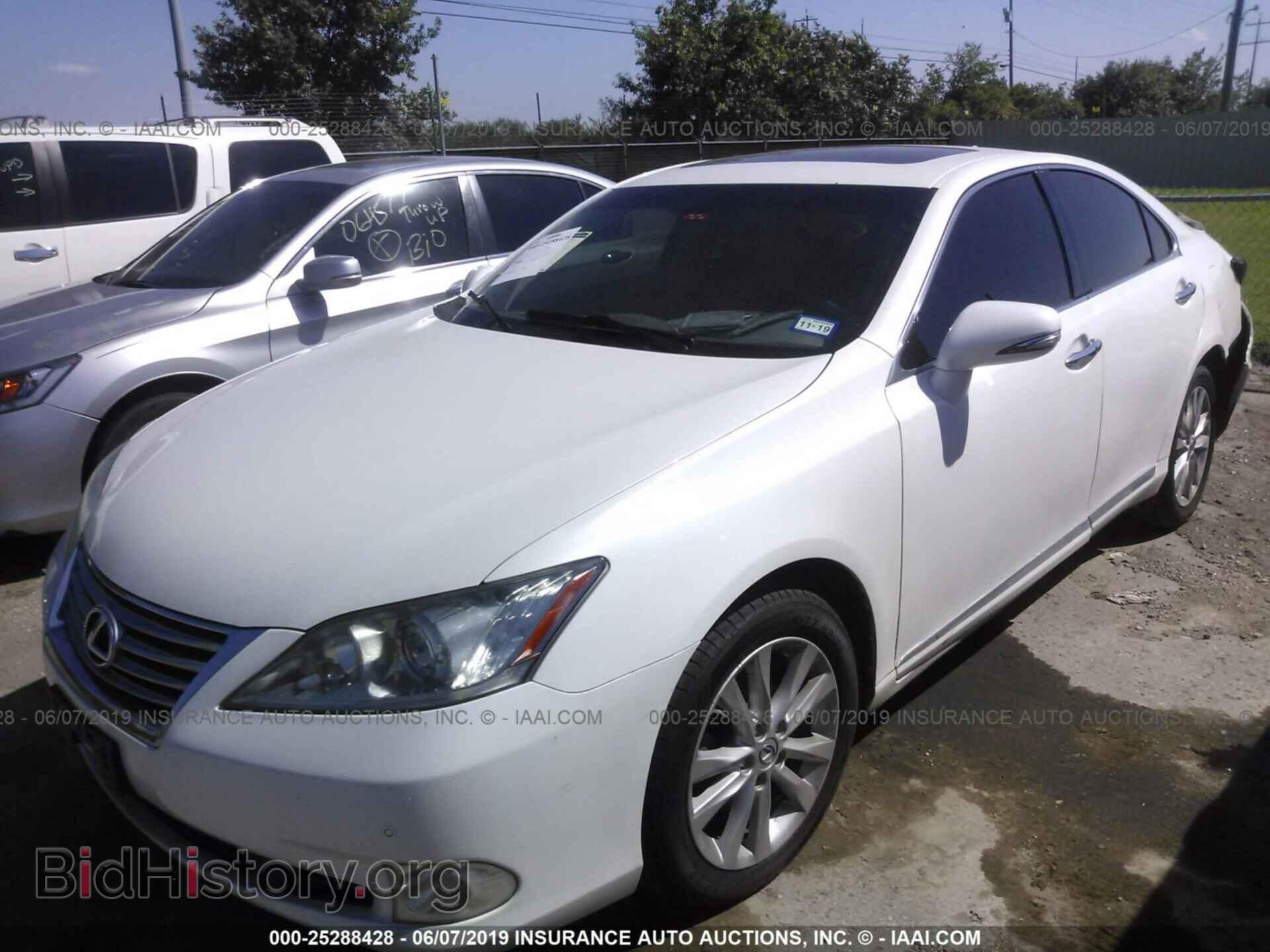 2011 LEXUS ES - VIN: JTHBK1EG5B2425217 - Фото 2