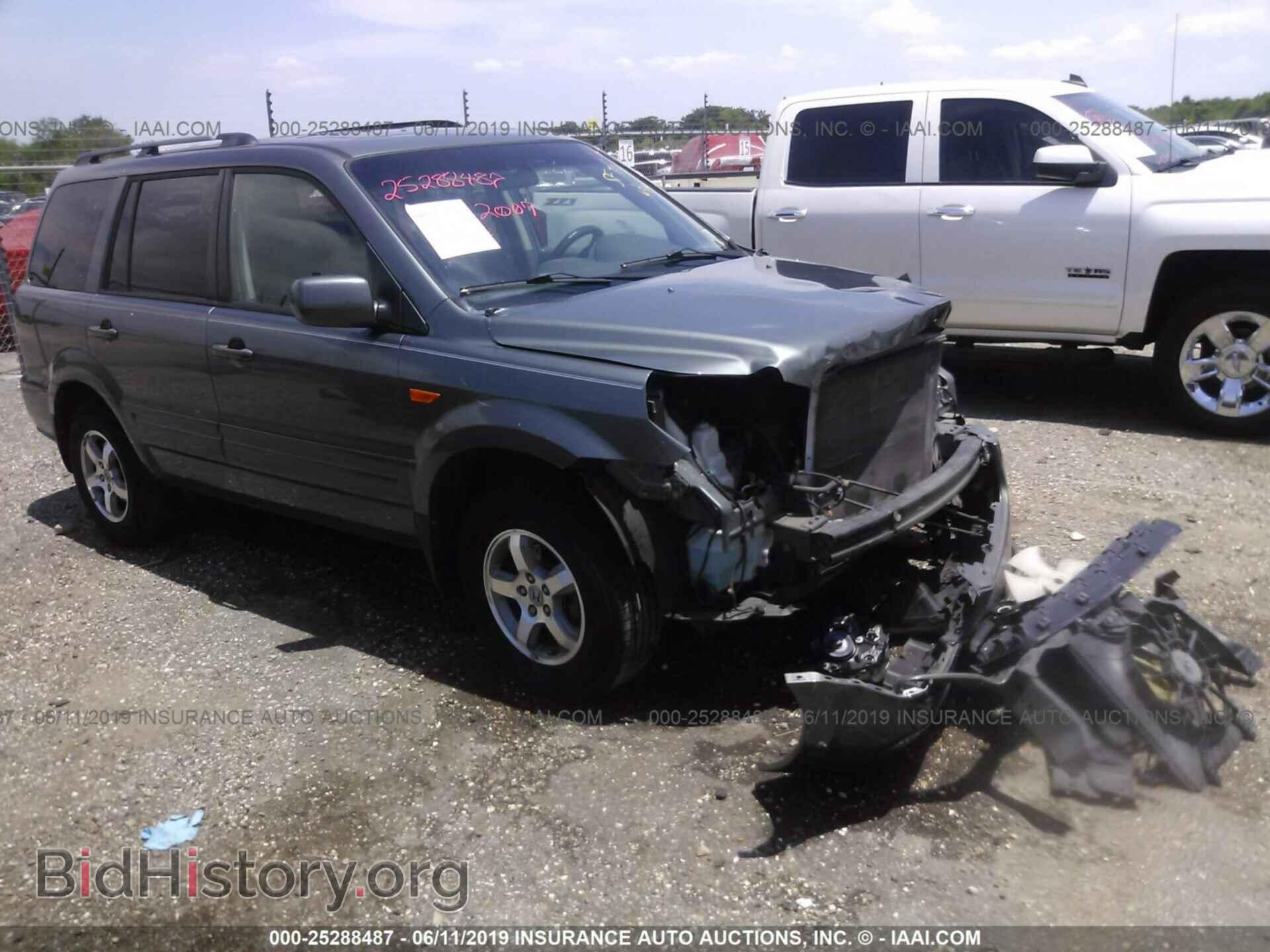 Фотография 5FNYF28737B043421 - HONDA PILOT 2007