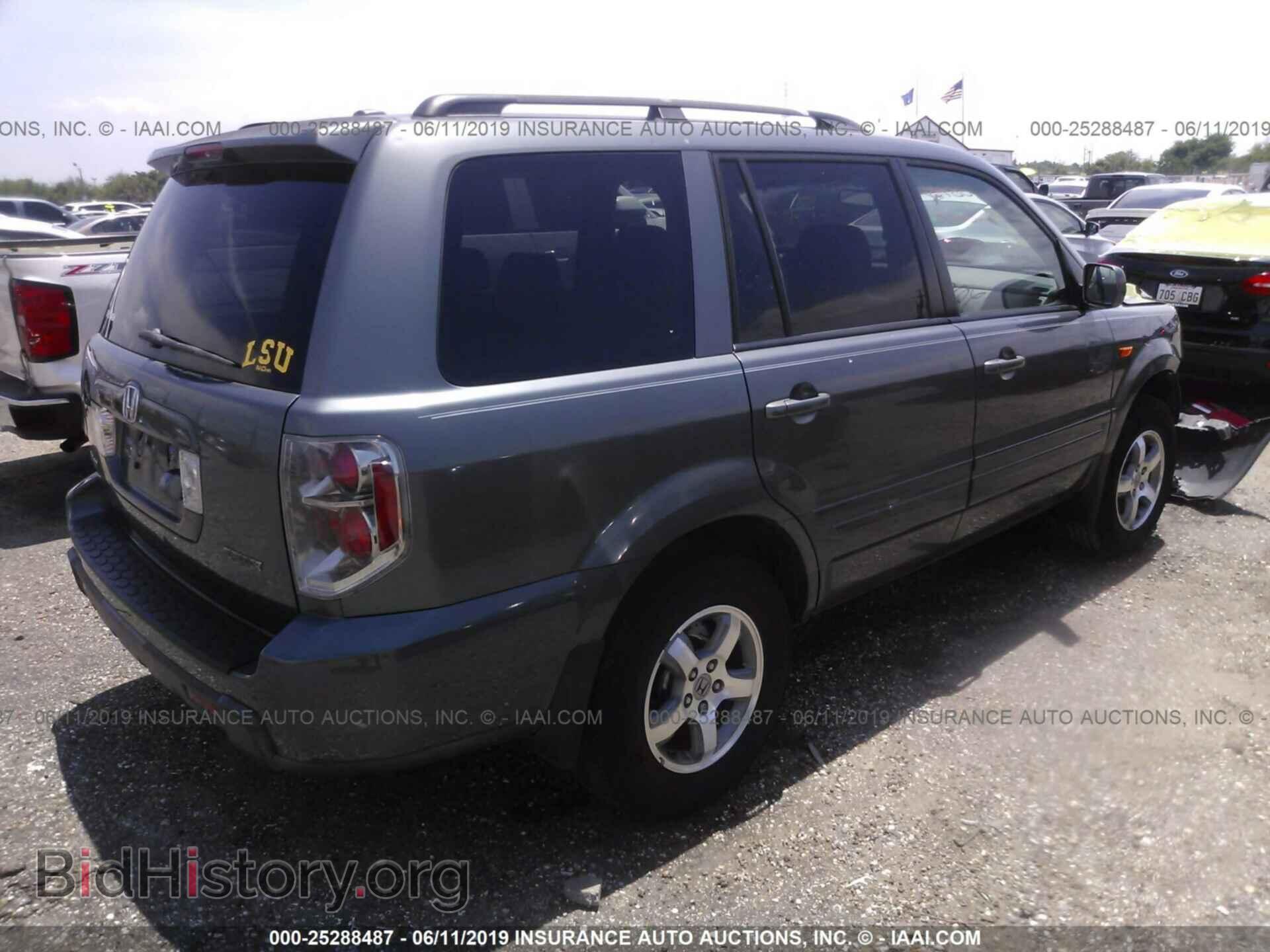 2007 HONDA PILOT - VIN: 5FNYF28737B043421 - Photo 4
