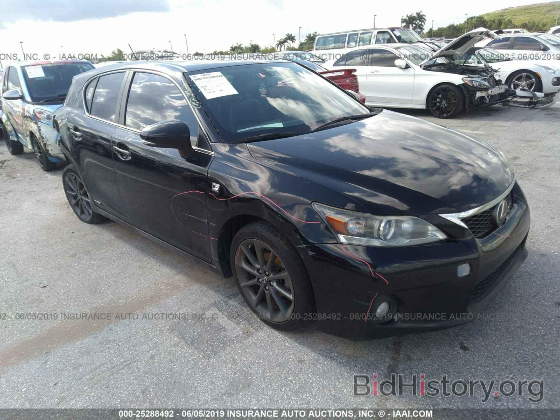 Photo JTHKD5BHXC2089497 - LEXUS CT 2012