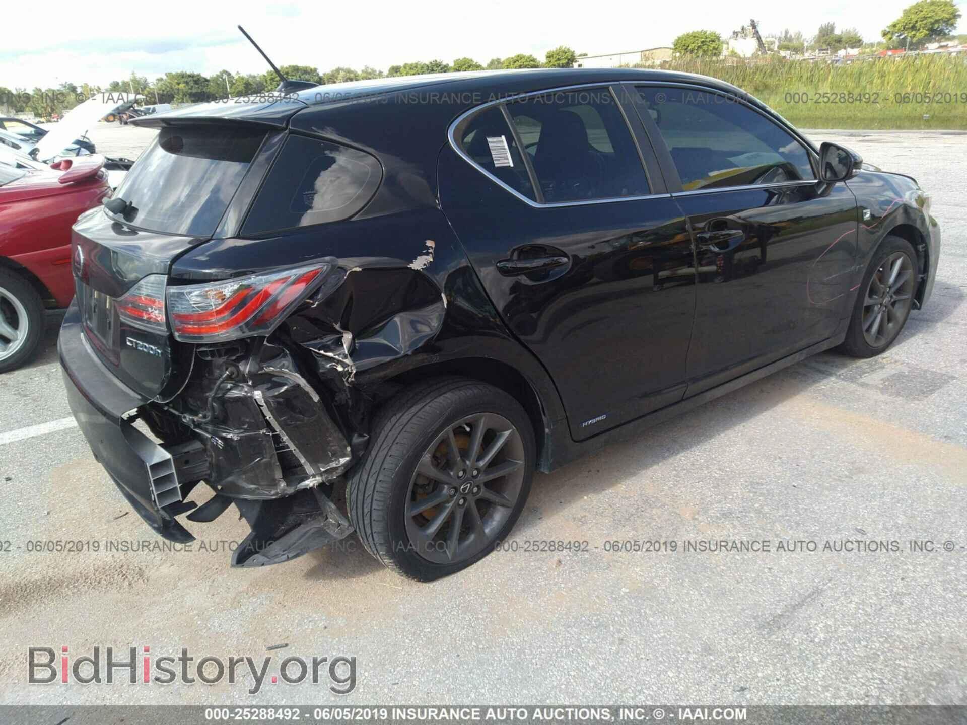 2012 LEXUS CT - VIN: JTHKD5BHXC2089497 - Фото 4