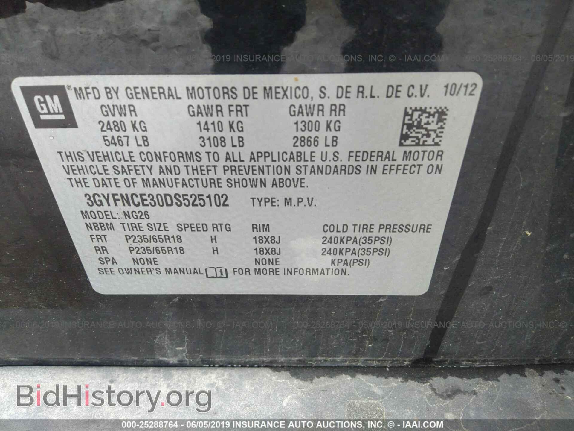 2013 CADILLAC SRX - VIN: 3GYFNCE30DS525102 - Photo 9