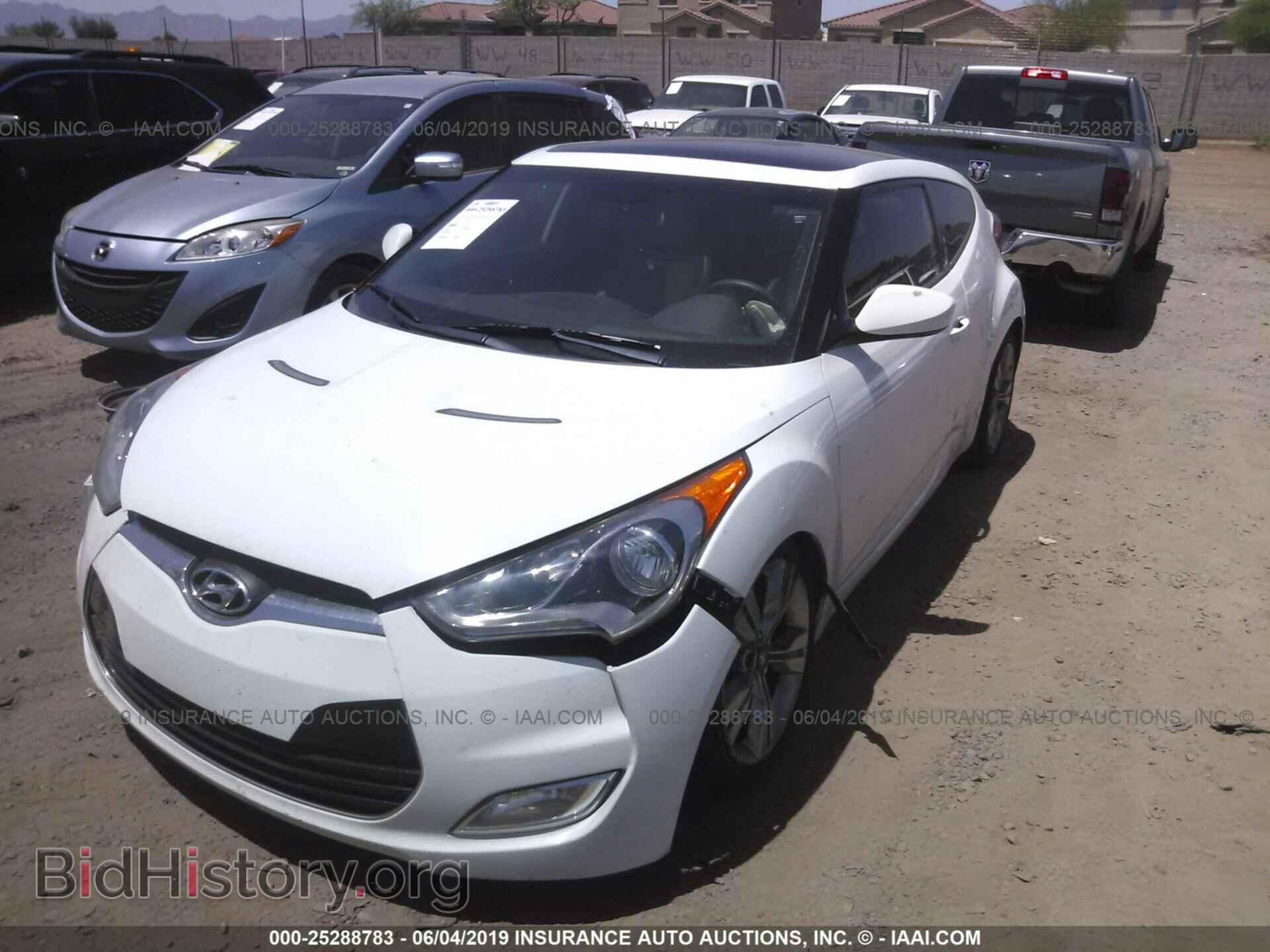 2013 HYUNDAI VELOSTER - VIN: KMHTC6AD5DU109962 - Фото 2