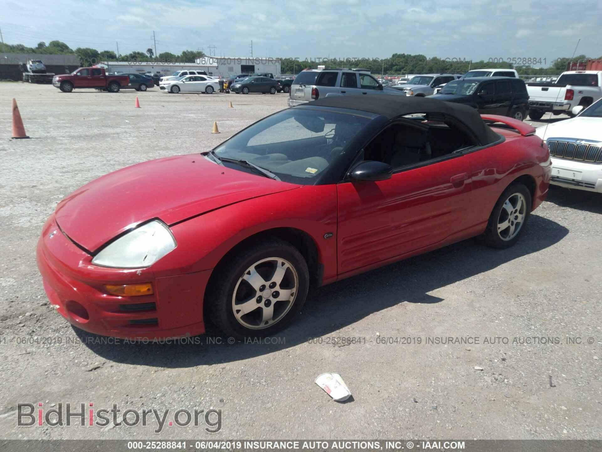 2003 MITSUBISHI ECLIPSE - VIN: 4A3AE45G73E007132 - Фото 2