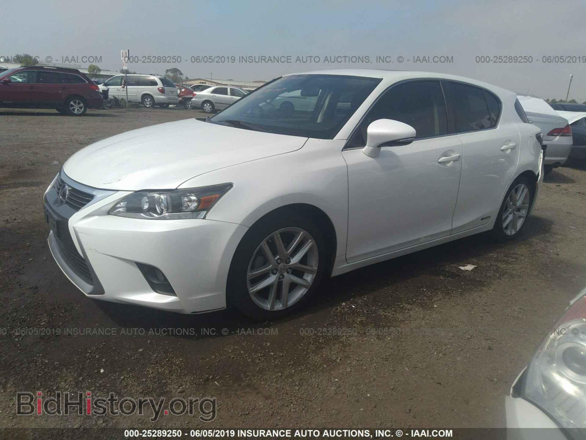 2014 LEXUS CT - VIN: JTHKD5BH6E2176915 - Фото 2
