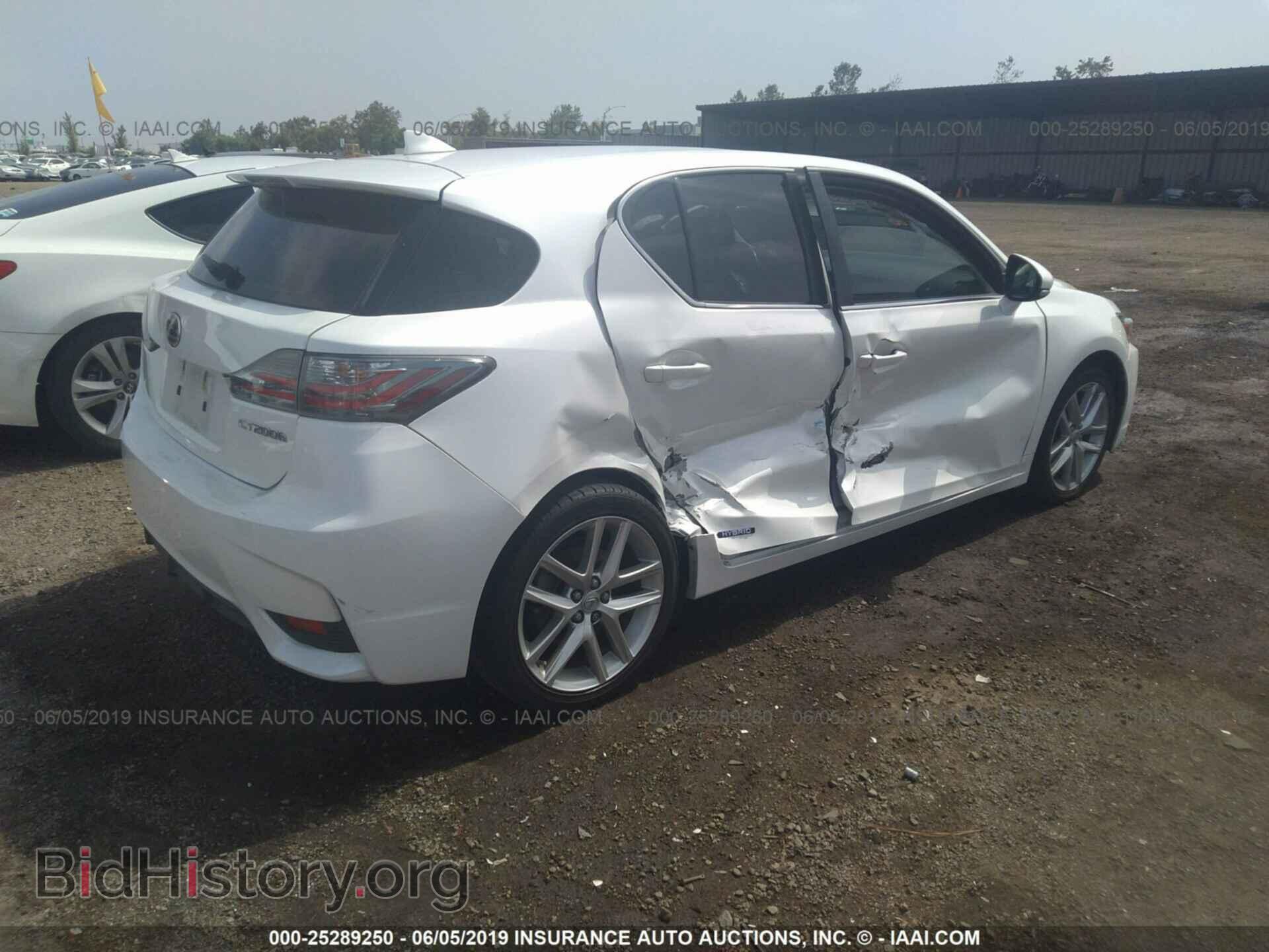 2014 LEXUS CT - VIN: JTHKD5BH6E2176915 - Фото 4