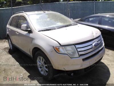 2007 Ford EDGE SEL, gold — VIN 2FMDK48C87BB02183, IAAI