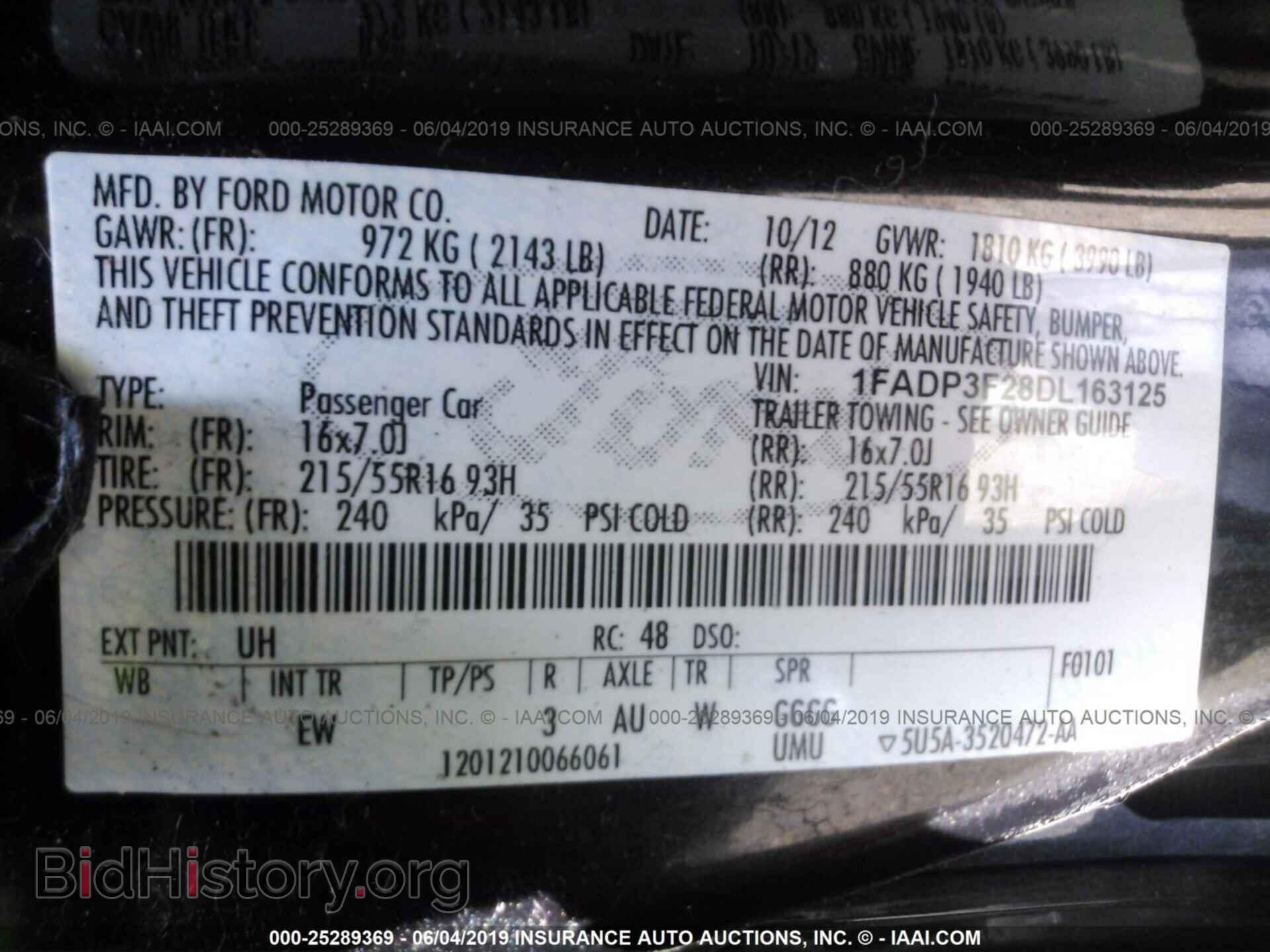 2013 FORD FOCUS - VIN: 1FADP3F28DL163125 - Photo 9